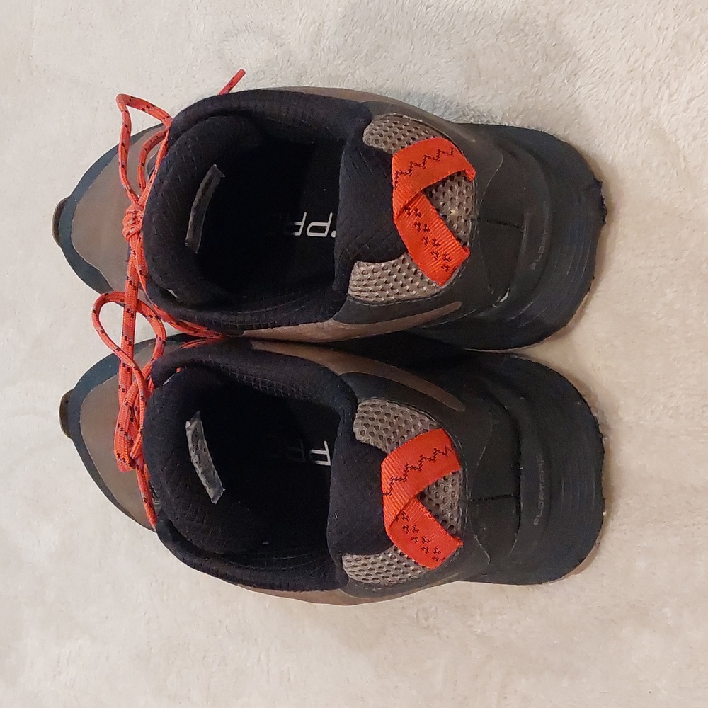 Merrell Men's Moab Speed hiking shoes black & brown with orange laces Sz 10.5 - Picture 4 of 11